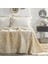 Bedding Lorena Çift Kişilik Müslin Pike Yatak Örtüsü Takımı - Camel 1