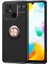 Caseworld Xiaomi Poco C40 Kılıf Renkli Yüzüklü Manyetik Silikon Kapak Siyah - Rose Gold 1