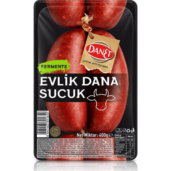 Danet Fermente Evlik Sucuk 400 gr