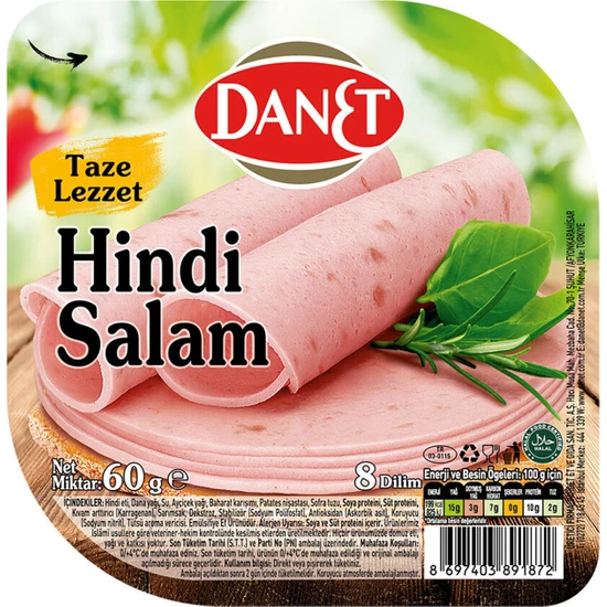 Danet Hindi Salam | Dilimli | 60 gr