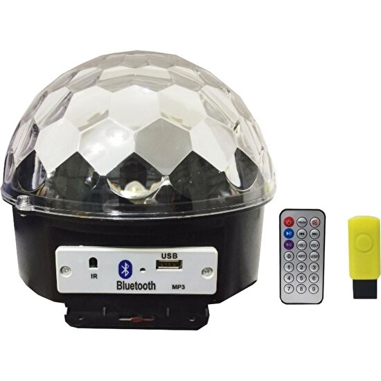 BSSM Bluetoot Mp3 Müzik Çalabilen Sihirli LED Disko Topu