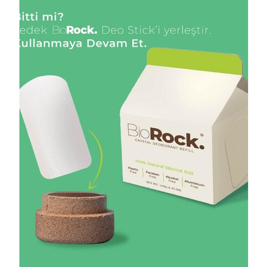 Biorock Crystal Deodorant Yedek Stick 120 gr Fiyatı