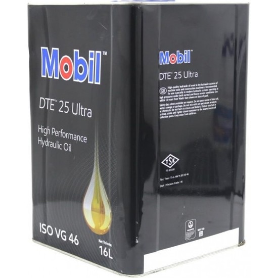 Mobil Dte 25 Iso Vg 46 16 Litre Hidrolik Yağı Fiyatı