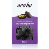 Aroha %85 Bitter Çikolata Kaplı Antep Fıstığı Dolgulu Hurma Şeker İlavesiz 150 gr
