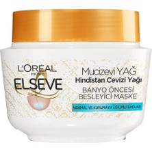 Elseve Hindistan Cevizi ve Değerli Yağlar Banyo Öncesi Saç Maskesi 300 ml