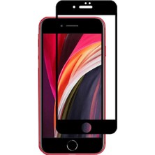 Bzontech Apple iPhone Se 2020 Ekran Koruyucu 9d Tam Kaplayan Kavisli Iphone Se 2020-SIYAH