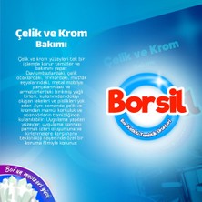 Borsil Çelik ve Krom Bakımı 800 ml