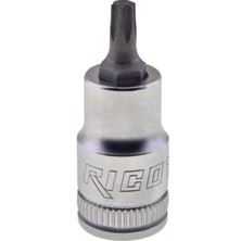 Rıco 1/2 Bits Uçlu Torx Lokma Kısa T40 Rc9100