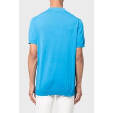 Karl Lagerfeld Pamuklu Regular Fit Örme Düğmeli Polo T Shirt Erkek T Shirt 655023 0 521301 640