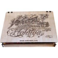 Aspuzu Midi Malatya Silüeti Hediyelik Ahşap Kutu 1400  gr