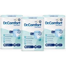 Dr.Comfort Yetişkin Emici Külot  Medıum30'Lu 3 Paket 90 Adet