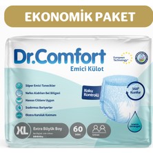 Dr.Comfort Yetişkin Emici Külot Ekstra Large 30'Lu 2 Paket 60 Adet