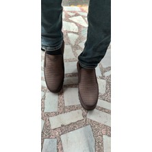Çiğdem Kundura Ayalp Kahverengi Nubuk Deri Bağsız Ayakkabı - Kahverengi - 41 - ST00203-KAHVERENGİ-41