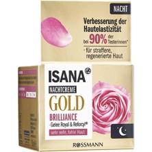 Isana Gold Brilliance Gece Kremi Yoğun Bakım Etkili 50 ml