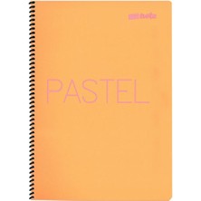 Mynote Flex Pastel Defter Spiralli Pp Kapak 80YP Kareli A4 1 Adet