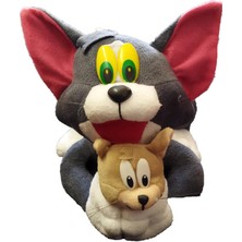 Elifeshop Ithal Ürün Tom & Jerry Karakter Figür Peluş Oyuncak Uyku & Oyun Arkadaşı Büyük Boy 40 cm