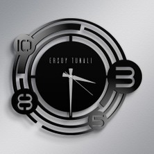 BK Kişiye Özel Isimli Farklı Tasarım Ahşap Duvar Saati - Model 46A