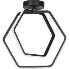 Begüsa Hazar Tavan Montaj Avize Siyah