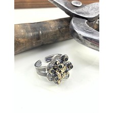 Doğan Silver Doğan Silvertelkari Elişi Gümüş Taşlı Yüzük 21448