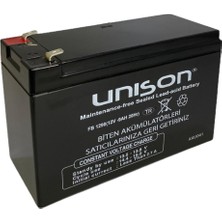 Unison Çocuk Oyuncak Araba Aküsü Unıson (Pili, Bataryası) 12 Volt(V) 9 Amper(Ah) (Pilsan ve Benzer Markalar