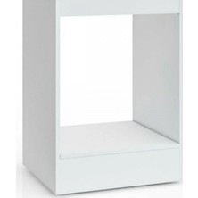 3M Beyaz Ankastre Modül Düz Mutfak Dolabı