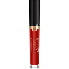 Max Factor Lipfinity Velvet Matte Lipstick Ruj 025 Red Luxury