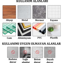 Çift Taraflı Bant Şeffaf Silikonlu Su Geçirmez Akrilik Montaj Bandı (5 M x 10 Mm)