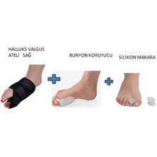 Arch Halluks Velgus Ateli (Sağ) Bunyon Koruyucu Silikon Makara (Baş Parmak Düzeltici) Set