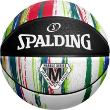 Spalding Basketbol Topu 2021 Marble Series Alt Rainbow No.7