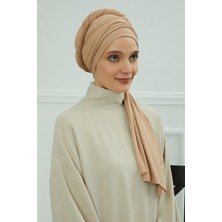 Aisha's Design Büzgülü Penye Boneli Şal,bt-1