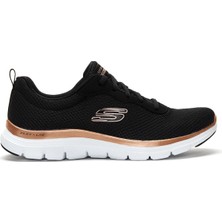 Skechers Flex Appeal 4.0 Kadın Siyah Günlük Stil Ayakkabı 149303 Bkrg