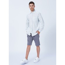 Lee Cooper Slim Fit Gri Erkek Şort 222 Lcm 221010 Dory