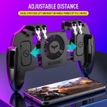 Xinh M10 Pubg Mobil Kontrol Gamepad Soğutucu ile Soğutma Fanı Ios Android Samsung Galaxy L2 R2 Operasyon Joystick Soğutucu | Gamepads (Yurt Dışından)