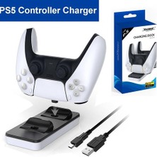 Xinh Taşınabilir Taşıma Kontrol Cihazı Şarj Dock Station Oyunu Playstation Için USB Kablosu Aksesuarları 5 Ps5 Gamepad Joystick | Yedek Parçalar ve aksesuarlar (Yurt Dışından)