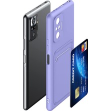 MTK Moveteck Xiaomi Redmi Note 10S Uyumlu Kılıf Kamera Korumalı Kartvizitli Cüzdan Tarz Silikon Soft Kapak