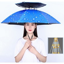 YKD Store 2 Katmanlı Açık Umbrla Şapkası Ultralight 80 Mavi (Yurt Dışından)