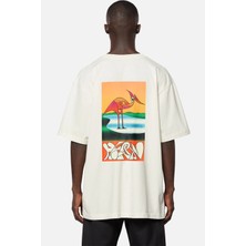 Lobbe Oversızed Tee Os Heron Abstract 003