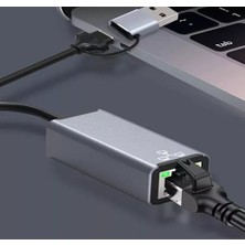 Daytona HC-72S Type C USB 3.0 To  Ethernet RJ45 Windows Macbook Uyumlu Çevirici Hub Adaptör