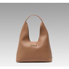 Vıctorıa Maxı Camel Omuz Çantası