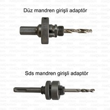 Gfb Bi Metal Panç Metal Testere 65 mm + Hex Düz Girişli Adaptör