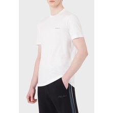 Emporio Armani Logolu Regular Fit Bisiklet Yaka Pamuklu T Shirt Erkek T Shirt 8N1TD8 1juvz 0100