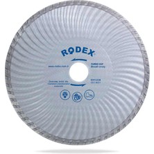 Rodex Turbo Kanallı Elmas Testere Tuğla Granit Mermer Kesme Kesici Diski 180 mm