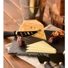 Arow Siyah Gold Saplı Lüx Peynir Bıçağı