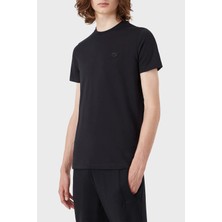 Emporio Armani Logolu Regular Fit Bisiklet Yaka % 100 Pamuk T Shirt Erkek T Shirt 8N1TQ6 1jrgz 0920