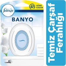 Febreze Hava Ferahlatıcı Banyo Oda Kokusu Temiz Çarşaf Ferahlığı