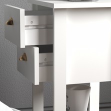 Mobu Concept Komodin 2'li Set, Retro, Çekmeceli