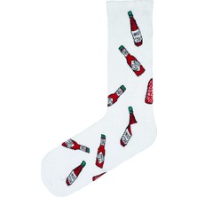 Carnaval Socks Acı Sos Desenli Renkli Spor Çorap