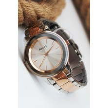 Ferrucci Kadın Kol Saati Gri Renkli Çelik Kordon 3 ATM Suya Dayanıklılık ile Şık Tasarım