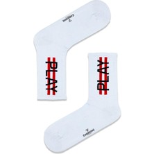 Carnaval Socks Play Yazılı Desenli Renkli Spor Çorap