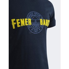 Fenerbahçe Erkek Tribün Flok Baskı T-Shirt